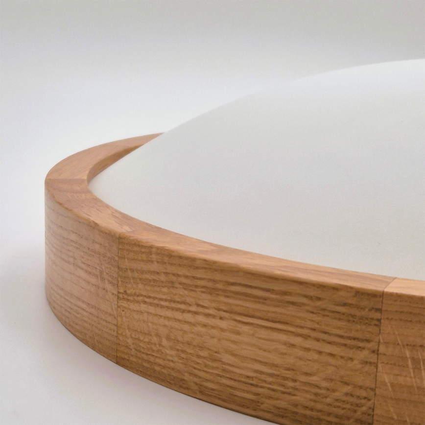 Brilagi - LED RGBW hämardatav laelamp CARVALHO SLIM 1xE27/15W/230V 2700-6500K Wi-Fi tamm, läbimõõt 27 cm