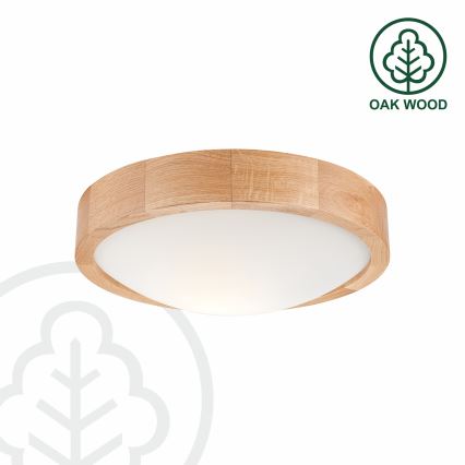 Brilagi - LED RGBW hämardatav laelamp CARVALHO SLIM 1xE27/15W/230V 2700-6500K Wi-Fi tamm, läbimõõt 27 cm