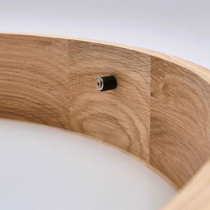 Brilagi - LED RGBW hämardatav laelamp CARVALHO SLIM 2xE27/15W/230V 2700-6500K Wi-Fi tamm Ø 37 cm