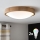 Brilagi - LED RGBW hämardatav laelamp CARVALHO SLIM 2xE27/9W/230V 2700-6500K Wi-Fi tamm Ø 37 cm