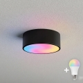 BRILAGI - LED RGBW hämardatav laelamp CLARE 1xE27/12W/230V 2700-6500K läbimõõt 20 cm must