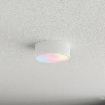 Brilagi - LED RGBW hämardatav laelamp CLARE 1xE27/9W/230V 2700-6500K läbimõõt 20 cm Wi-Fi valge
