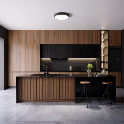 Brilagi - LED RGBW hämardatav laevalgusti CLARE 4xE27/9W/230V 2700-6500K läbimõõt 50 cm Wi-Fi must