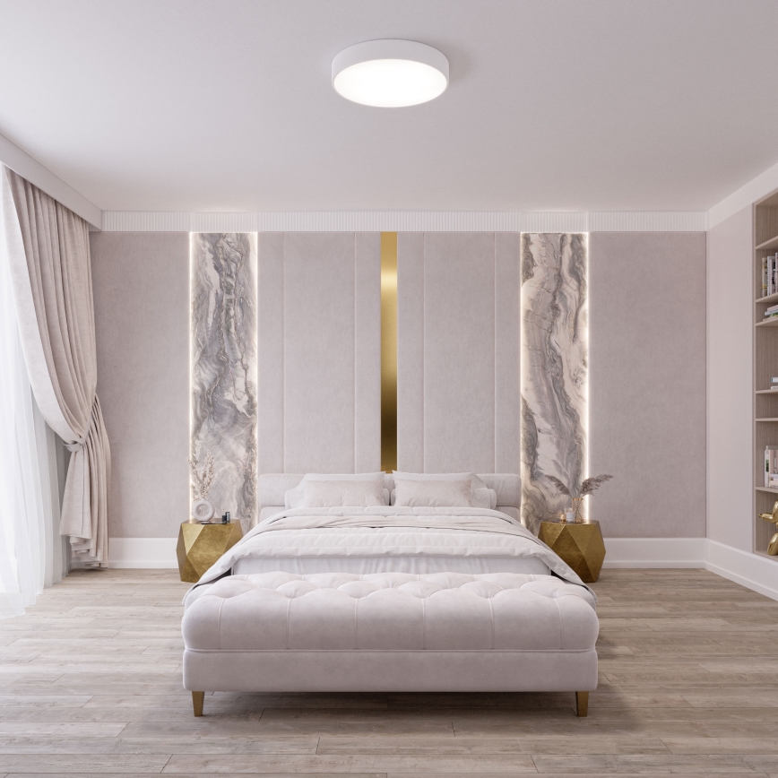 Brilagi - LED RGBW hämardatav laelamp CLARE 4xE27/9W/230V 2700-6500K läbimõõt 50 cm Wi-Fi valge