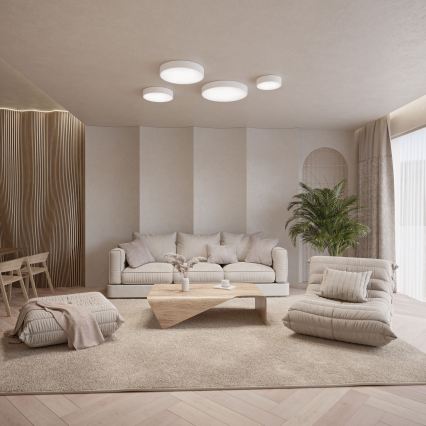 Brilagi - LED RGBW hämardatav laelamp CLARE 5xE27/9W/230V 2700-6500K läbimõõt 60 cm Wi-Fi valge