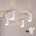BRILAGI - LED RGBW hämardatav laelamp SELE 4xGU10/6,5W/230V 2700-6500K valge