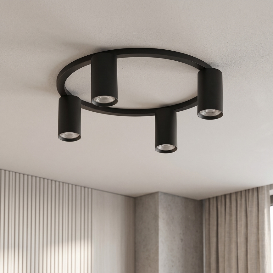 BRILAGI - LED RGBW hämardatav laelamp SELE 4xGU10/6,5W/230V 2700-6500K must