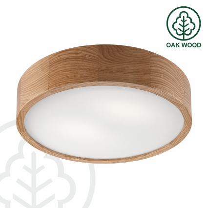 Brilagi - LED RGBW hämardatav laelamp CARVALHO 2xE27/15W/230V 2700-6500K Wi-Fi tamm läbimõõt 37,5 cm