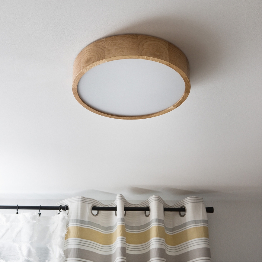 Brilagi - LED RGBW hämardatav laelamp CARVALHO 2xE27/9W/230V 2700-6500K Wi-Fi tamm läbimõõt 37,5 cm
