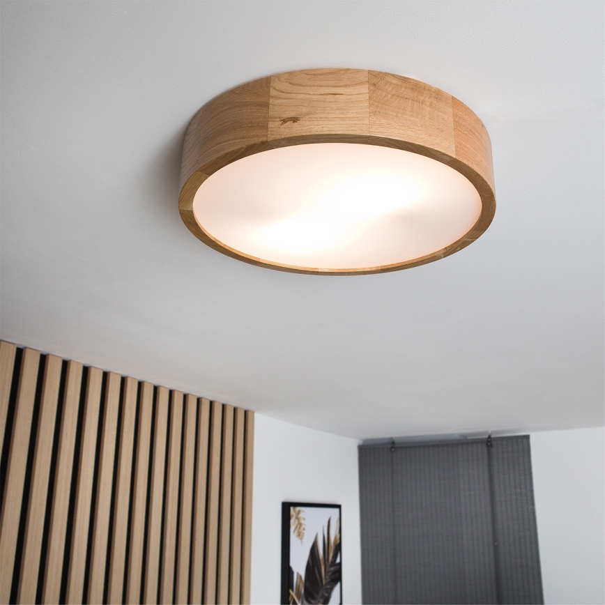 Brilagi - LED RGBW hämardatav laelamp CARVALHO 2xE27/9W/230V 2700-6500K Wi-Fi tamm läbimõõt 37,5 cm