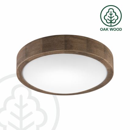 Brilagi - LED RGBW hämardatav laelamp CARVALHO SLIM 1xE27/9W/230V 2700-6500K Wi-Fi tamm läbimõõt 27 cm