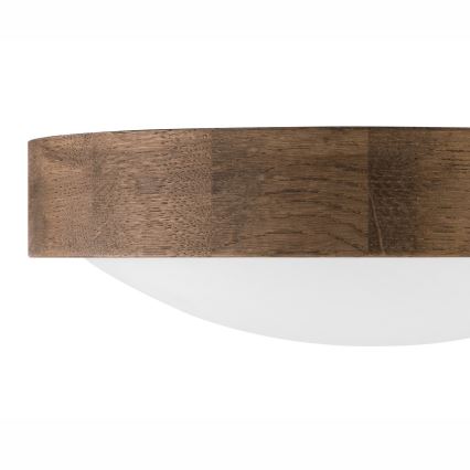 Brilagi - LED RGBW hämardatav laelamp CARVALHO SLIM 1xE27/9W/230V 2700-6500K Wi-Fi tamm läbimõõt 27 cm