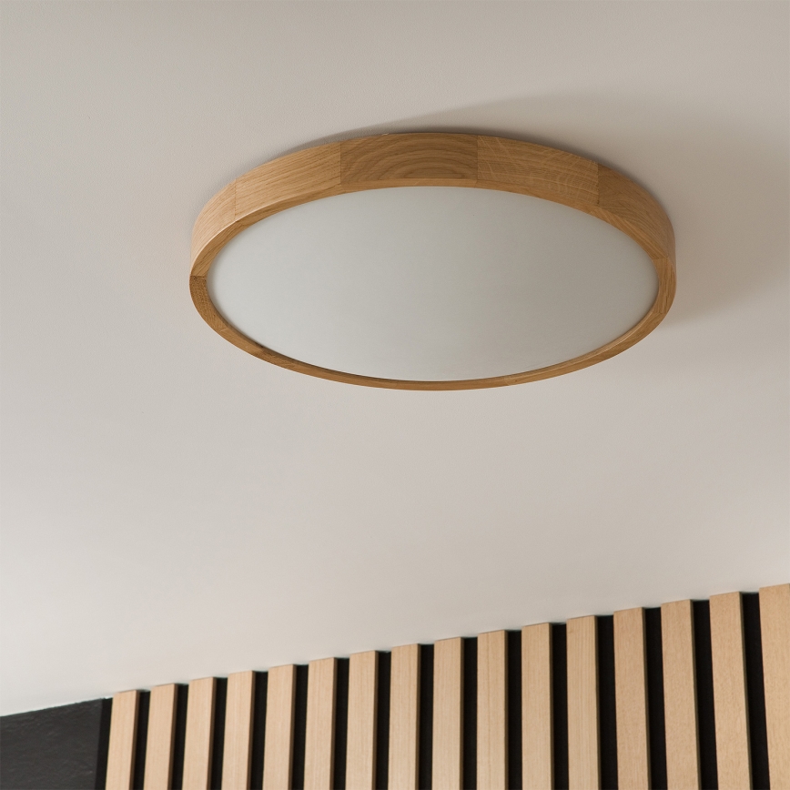 Brilagi - LED RGBW hämardatav laelamp CARVALHO SLIM 3xE27/9W/230V 2700-6500K Wi-Fi tamm läbimõõt 47 cm