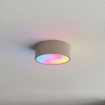 Brilagi - LED RGBW hämardatav laevalgusti CLARE 1xE27/9W/230V 2700-6500K läbimõõt 20 cm Wi-Fi beež