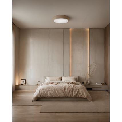 Brilagi - LED RGBW hämardatav laelamp CLARE 3xE27/9W/230V 2700-6500K läbimõõt 40 cm Wi-Fi beež