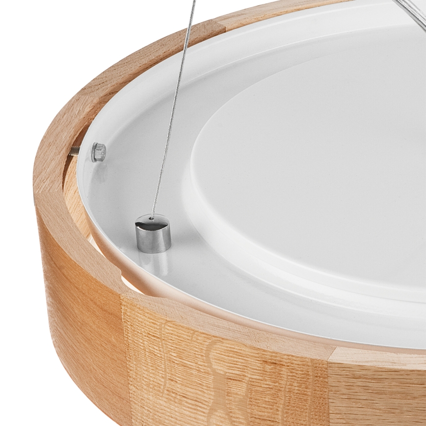 Brilagi - hämardatav LED RGBW rippvalgusti kaabliga CARVALHO 2xE27/15W/230V 2700-6500K Wi-Fi tamm läbimõõt 37 cm