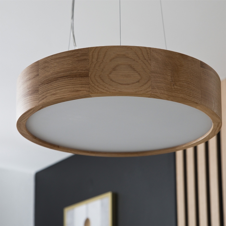 Brilagi - hämardatav LED RGBW rippvalgusti kaabliga CARVALHO 2xE27/9W/230V 2700-6500K Wi-Fi tamm läbimõõt 37 cm