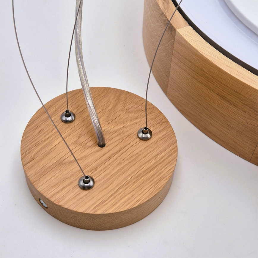 Brilagi - LED RGBW hämardatav ripplühter riputuskaabliga CARVALHO 3xE27/15W/230V 2700-6500K Wi-Fi tamm läbimõõt 47,5 cm