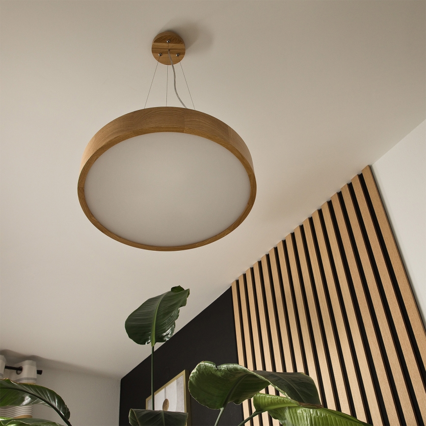 Brilagi - LED RGBW hämardatav ripplühter riputuskaabliga CARVALHO 3xE27/9W/230V 2700-6500K Wi-Fi tamm läbimõõt 47,5 cm