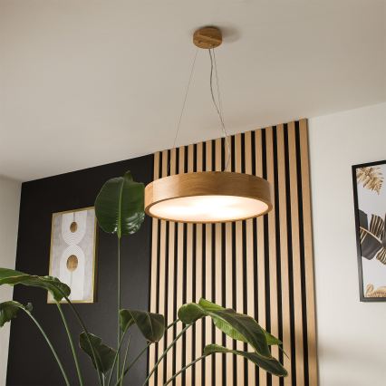 Brilagi - LED RGBW hämardatav ripplühter riputuskaabliga CARVALHO 3xE27/9W/230V 2700-6500K Wi-Fi tamm läbimõõt 47,5 cm