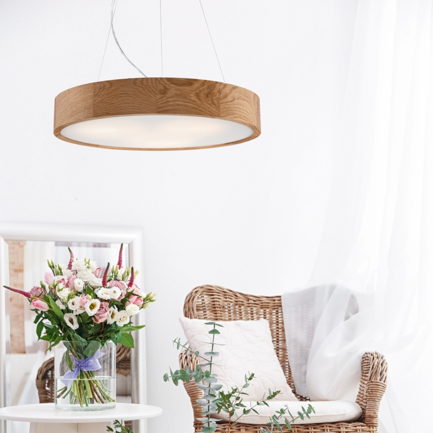 Brilagi - LED RGBW hämardatav ripplühter riputuskaabliga CARVALHO 3xE27/9W/230V 2700-6500K Wi-Fi tamm läbimõõt 47,5 cm