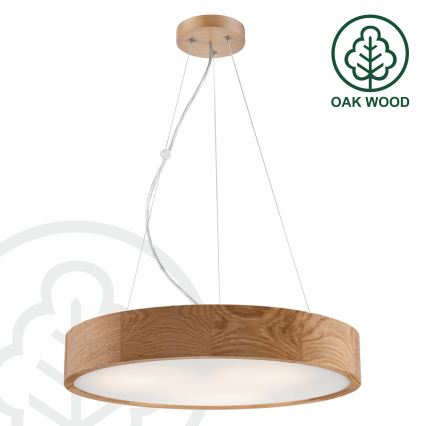 Brilagi - LED RGBW hämardatav ripplühter riputuskaabliga CARVALHO 3xE27/9W/230V 2700-6500K Wi-Fi tamm läbimõõt 47,5 cm