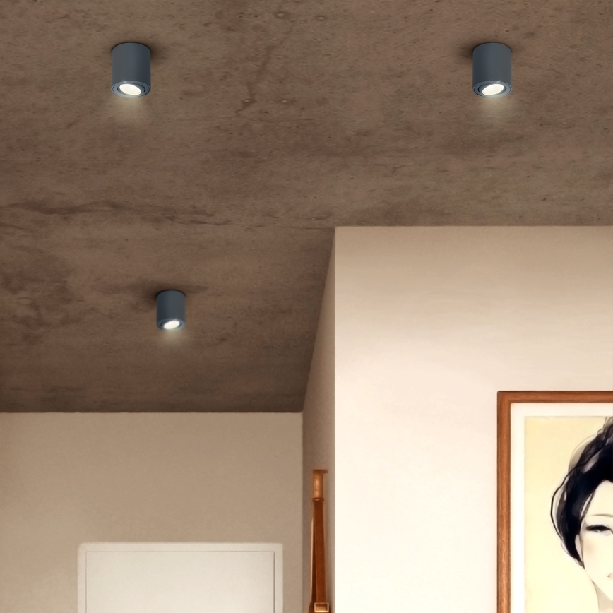Brilagi - LED RGBW hämardatav spottvalgusti MIA 1xGU10/4,8W/230V 3000K 84x80 mm antratsiit + kaugjuhtimispult
