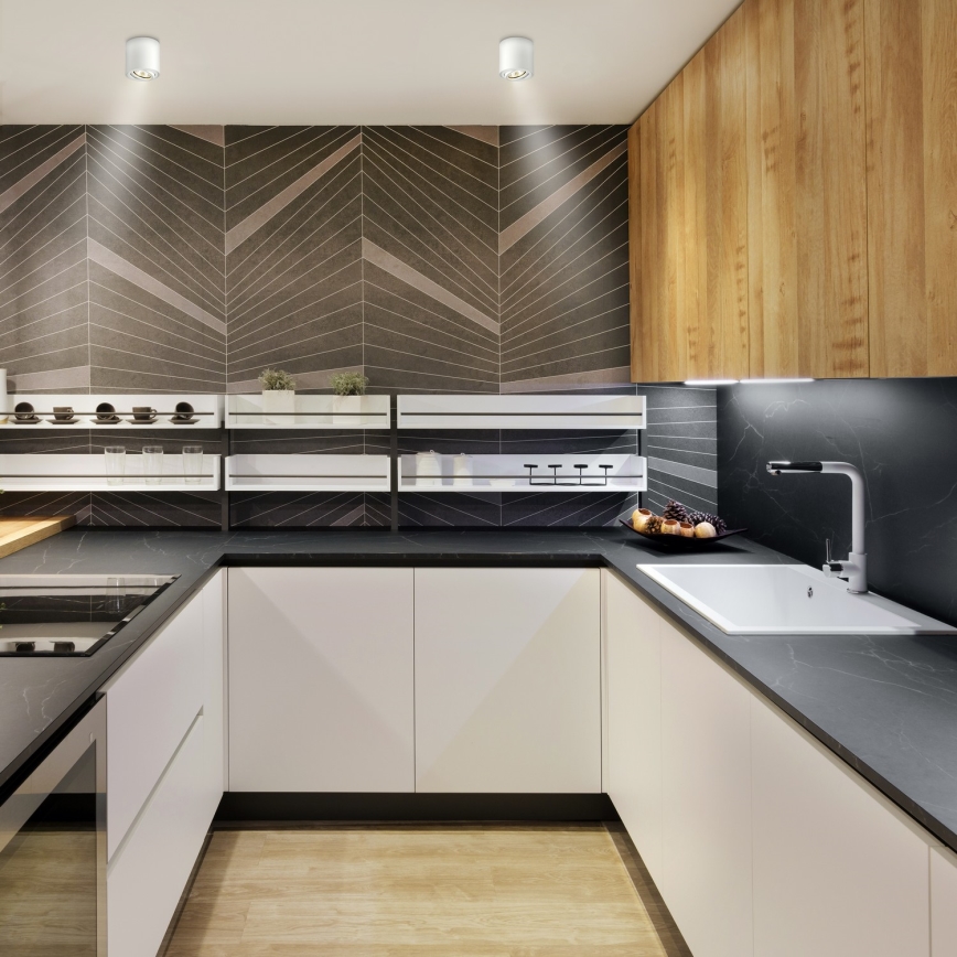 Brilagi - LED RGBW hämardatav punktvalgusti MIA 1xGU10/6W/230V 3000K 84x80 mm valge + kaugjuhtimispult