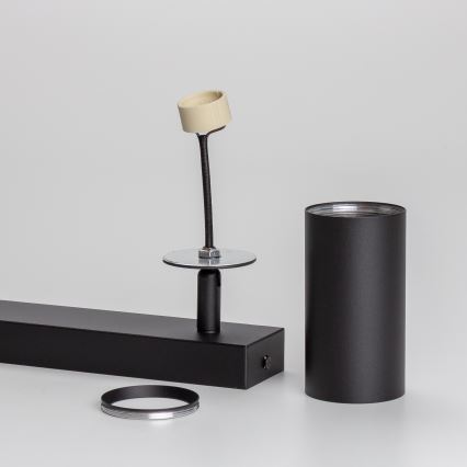 Brilagi - LED RGBW hämardatav kohtvalgusti SELE 2xGU10/4,8W/230V 3000K must + kaugjuhtimispult
