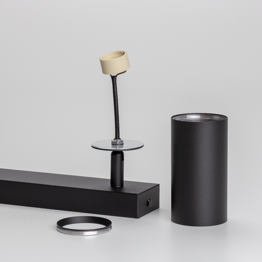 Brilagi - LED RGBW hämardatav kohtvalgusti SELE 2xGU10/6W/230V 3000K must + kaugjuhtimispult