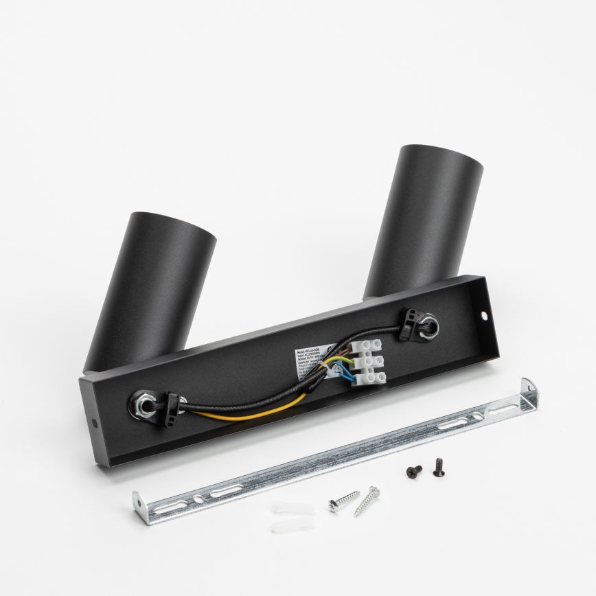 Brilagi - LED RGBW hämardatav kohtvalgusti SELE 2xGU10/6W/230V 3000K must + kaugjuhtimispult