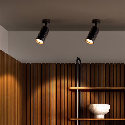 Brilagi - LED RGBW hämardatav spottvalgusti SELE DIAMANT 1xGU10/4,8W/230V 3000K must + kaugjuhtimispult