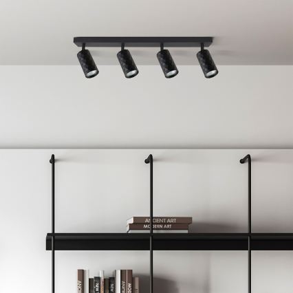 Brilagi - LED RGBW hämardatav punktvalgusti SELE DIAMANT 4xGU10/6,5W/230V 2700-6500K Wi-Fi must