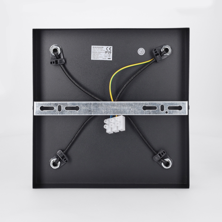 BRILAGI - LED RGBW hämardatav punktvalgusti SELE SQUARE 4xGU10/6,5W/230V 2700-6500K must/kuldne