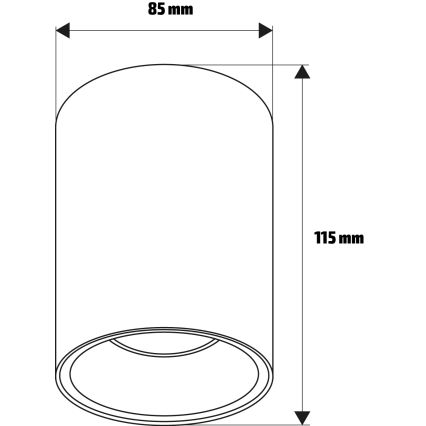 Brilagi - LED RGBW hämardatav spot-valgusti TRINE 1xGU10/30W/230V 2700-6500K Wi-Fi beež/kuldne