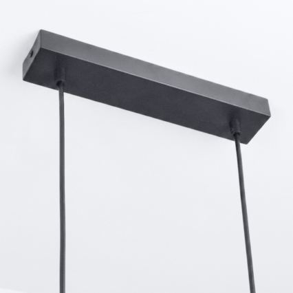 BRILAGI - LED RGBW hämardatav rippvalgusti kaabliga SELE 6xGU10/6,5W/230V 2700-6500K must/tamme dekoor + kaugjuhtimispult