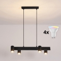 BRILAGI - LED RGBW hämardatav rippvalgusti kaabliga SELE 4xGU10/6,5W/230V 2700-6500K must