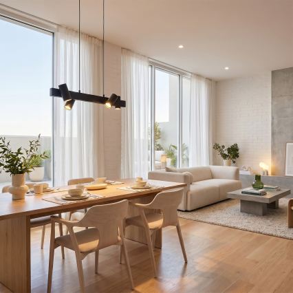 BRILAGI - LED RGBW hämardatav rippvalgusti kaabliga SELE 4xGU10/6,5W/230V 2700-6500K must