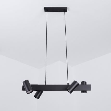 BRILAGI - LED RGBW hämardatav rippvalgusti kaabliga SELE 4xGU10/6,5W/230V 2700-6500K must