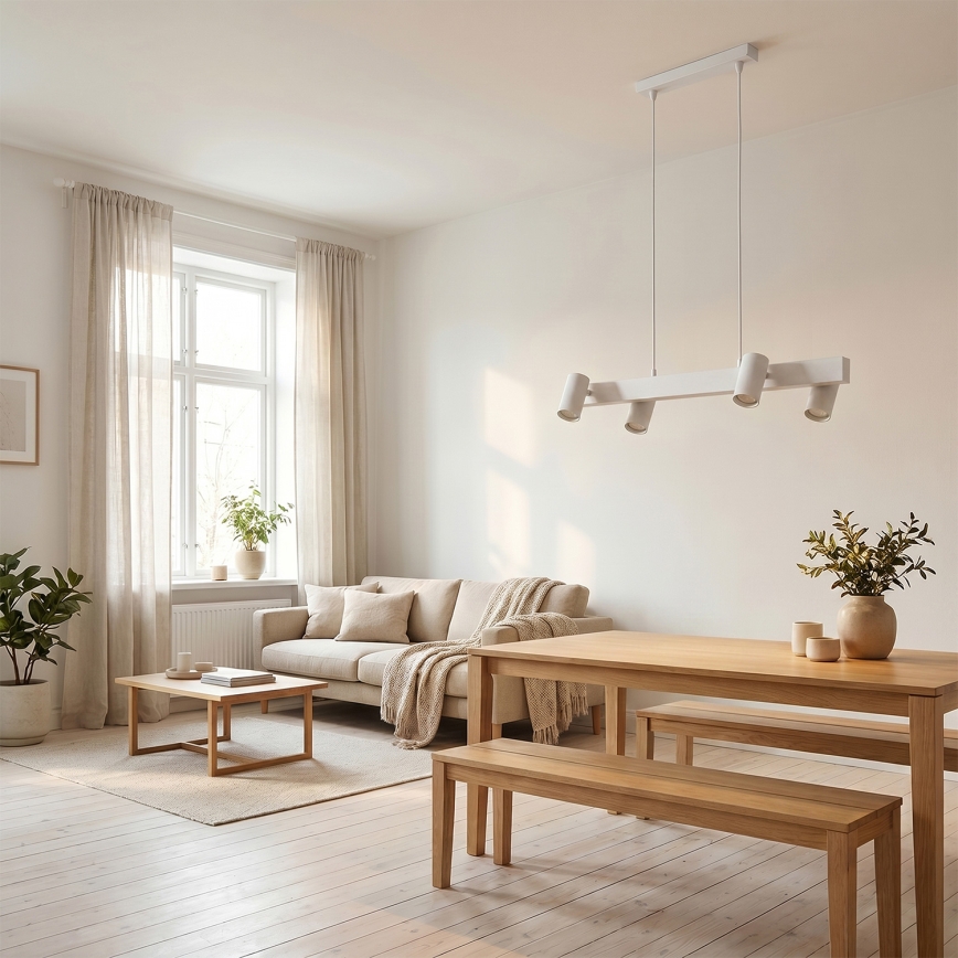 BRILAGI - LED RGBW hämardatav ripplühter riputuskaabliga SELE 4xGU10/6,5W/230V 2700-6500K valge