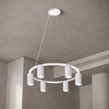 BRILAGI - LED RGBW hämardatav kaabliga riputatav rippvalgusti SELE 6xGU10/6,5W/230V 2700-6500K valge + kaugjuhtimispult