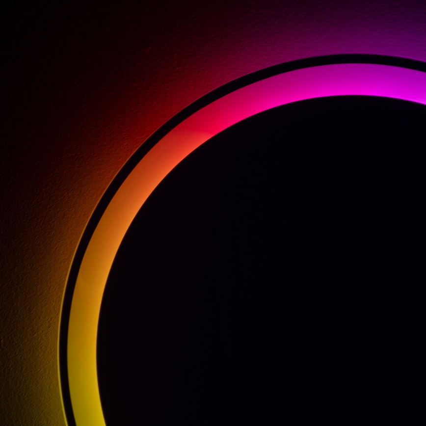 Brilagi - LED RGBW vannitoa soojendusega peegel AVA PRO LED/18W/230V Ø 60 cm IP44 CRI 90 hämardatav + CCT