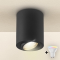 Brilagi - LED RGBW hämardatav spotvalgusti MIA 1xGU10/4,8W/230V 3000K 100x80 mm must + kaugjuhtimispult