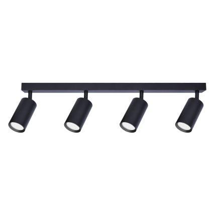 Brilagi - LED RGBW hämardatav suunavalgusti SELE 4xGU10/4,8W/230V 3000K must + kaugjuhtimispult
