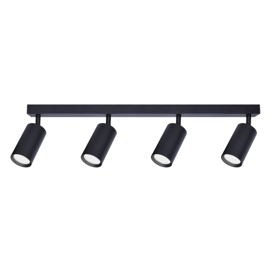 Brilagi - LED RGBW hämardatav suunavalgusti SELE 4xGU10/4,8W/230V 3000K must + kaugjuhtimispult