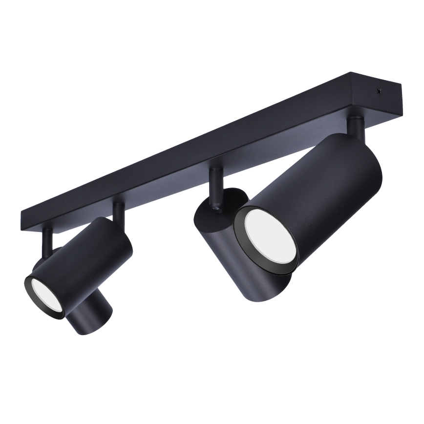 Brilagi - LED RGBW hämardatav suunavalgusti SELE 4xGU10/4,8W/230V 3000K must + kaugjuhtimispult