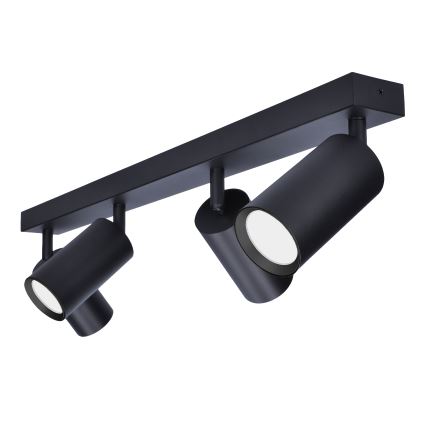 Brilagi - LED RGBW hämardatav suunavalgusti SELE 4xGU10/6W/230V 3000K must + kaugjuhtimispult