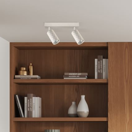 Brilagi - LED RGBW hämardatav punktvalgusti SELE DIAMANT 2xGU10/6,5W/230V 2700-6500K Wi-Fi valge