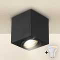 Brilagi - LED RGBW hämardatav suunavalgusti MIA 1xGU10/30W/230V 2700-6500K Wi-Fi 84x80 mm must