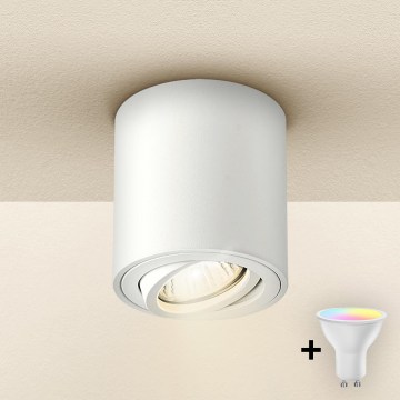 Brilagi - LED RGBW hämardatav suunavalgusti MIA 1xGU10/30W/230V 2700-6500K Wi-Fi 84x80 mm valge